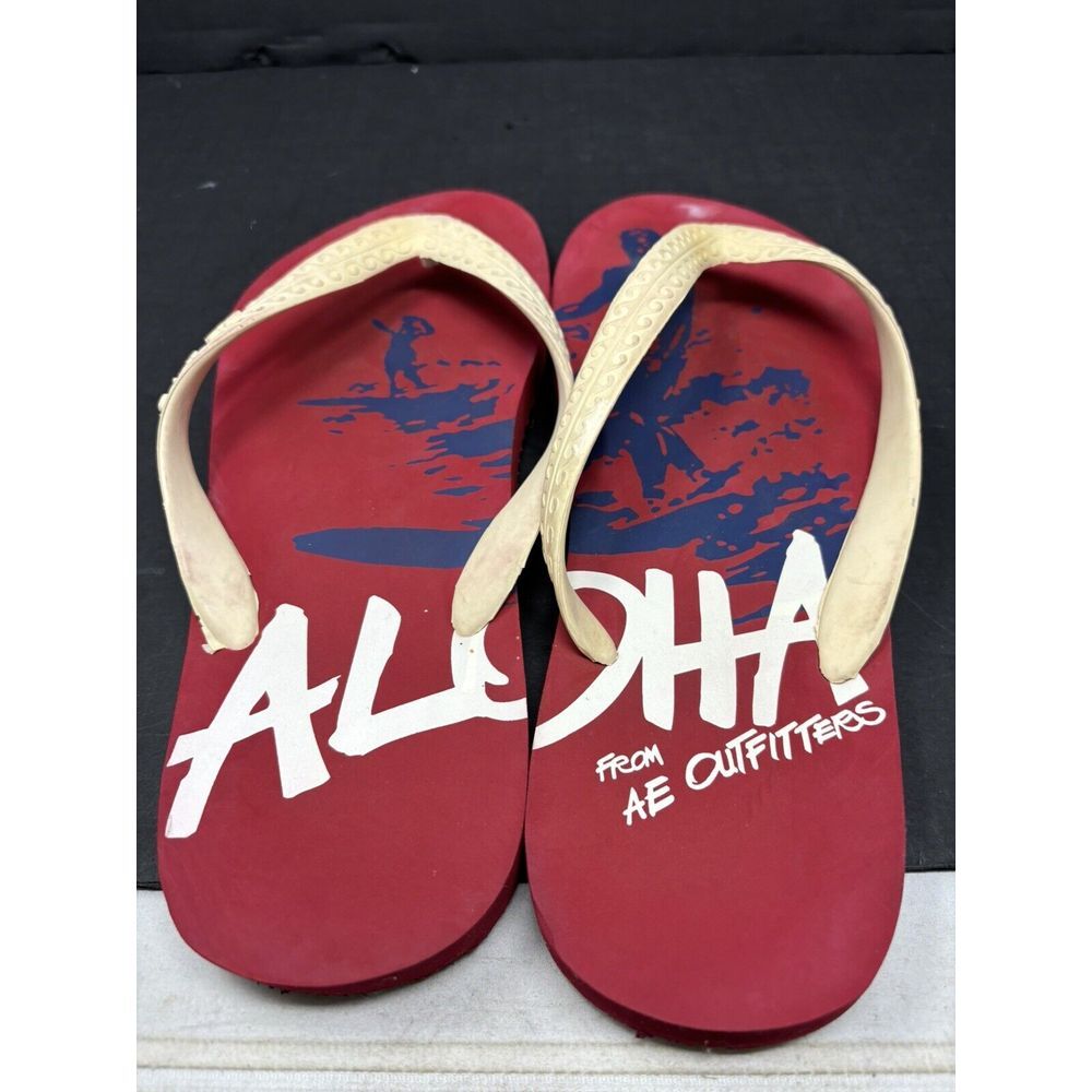 American Eagle Aloha Men's Flip Flops Size 13 - Picture 7 of 7